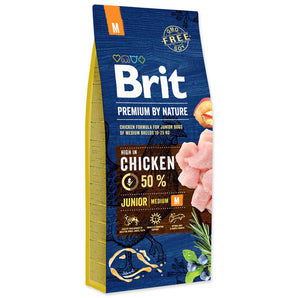 Brit Premium Dog by Nature Junior M 15kg