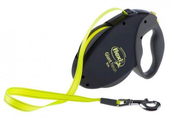 Vodítko FLEXI Giant Professional L 10m/50kg Pásek neon: Profesionální vodítko s páskem, délka 10m, pro psy do 50kg, neonové.