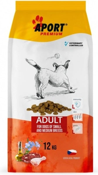 Aport Premium Dog Adult, 12 kg, výživné krmivo pro dospělé psy.