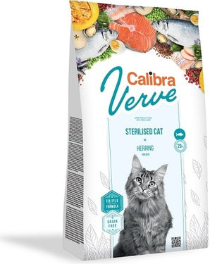 Calibra Verve Grain Free Sterilised Herring NEW 750 g