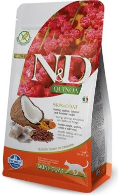 N&D GF Quinoa Skin & Coat Herring & Coconut 1,5 kg