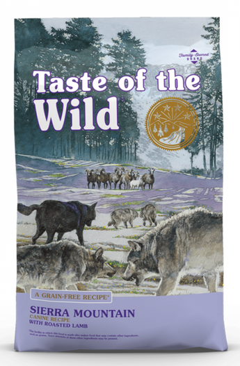 Taste of the Wild Sierra Mountain Canine 2kg - krmivo pro psy s příchutí jehněčího masa, 2kg balení