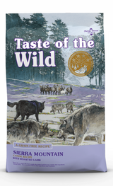 Taste of the Wild Sierra Mountain Canine 5,6kg - balení granulí pro psy s příchutí jehněčího masa, 5,6 kg