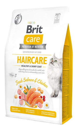 Brit Care Cat Grain-Free Haircare Healthy & Shiny Coat 2kg