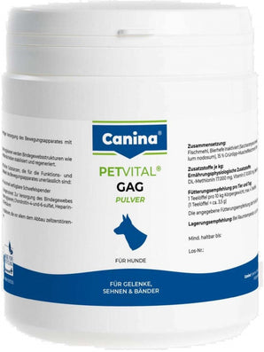 Canina Petvital GAG prášek 400g. Prášek pro podporu zdraví kloubů a chrupavek.