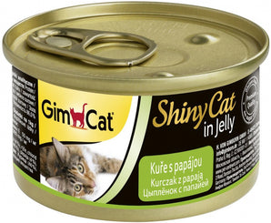 GimPet ShinyCat kuře papája 2 x 70 g