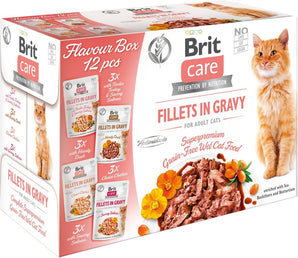 Brit Care Cat Flavour box Fillet in Gravy 12 x 85g