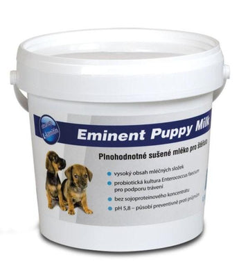 Eminent Dog Puppy Milk 500g – náhradní mléko pro štěňata, podporuje zdravý růst a vývoj.