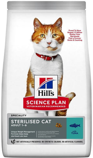 Hill's Science Plan Feline Adult Sterilised Cat Tuna 10 kg