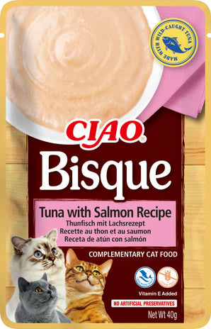 Churu Cat CIAO Bisque Tuna with salmon Recipe 40 g