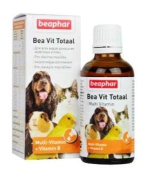 Beaphar vitaminové kapky pes, kočka 50ml: Vitamínové kapky pro psy a kočky. Podporují imunitní systém, zdraví kůže a srsti.