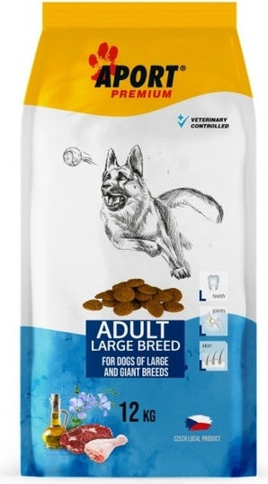 Aport Premium Dog Adult Large Breed, 12 kg, krmivo pro velká plemena.