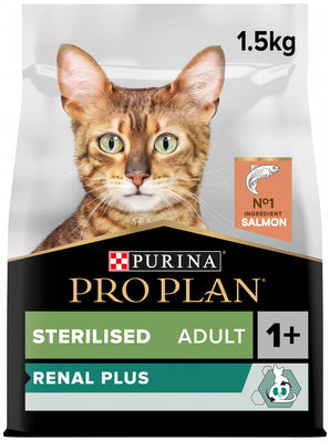 Pro Plan Cat STERILISED RENAL PLUS losos 1,5 kg