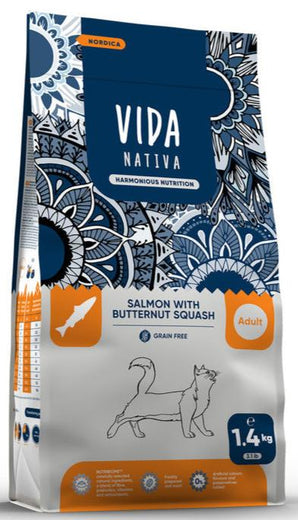 KRAFTIA Vida Nativa Adult Nordica Salmon granule pro kočky 1,4 kg