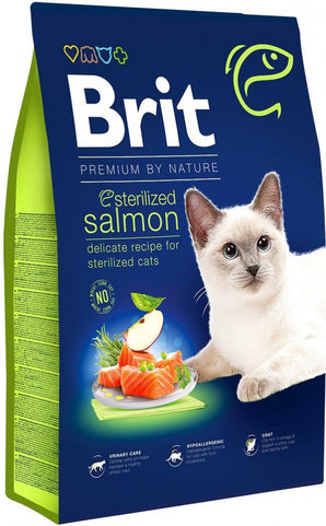 Brit Premium by Nature Cat Sterilized Salmon 800 g