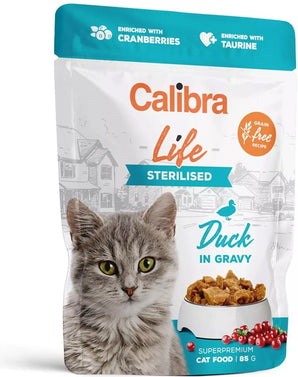 Calibra Life Sterilised Duck in gravy 85 g