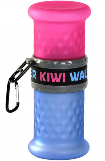 Cestovní láhev 2in1 růžovo-modrá 750+500 ml Kiwi – cestovní láhev v růžovo-modré barvě s objemem 750 a 500 ml.