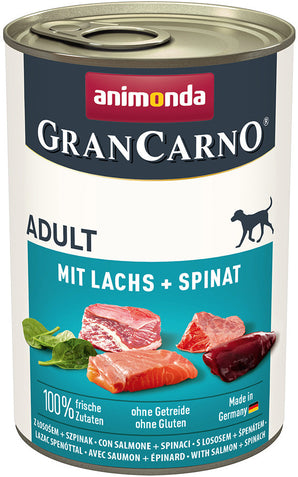 Animonda GranCarno konz. Adult Losos & Špenát 400g