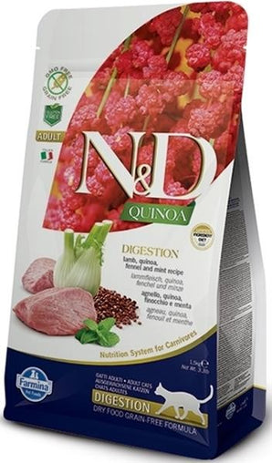 N&D Quinoa Cat Digestion Lamb & Fennel Pro správné zažívání 1,5 kg