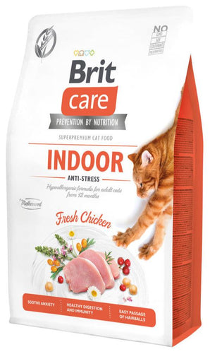 Brit Care Cat Grain-Free Indoor Anti-stress 2kg