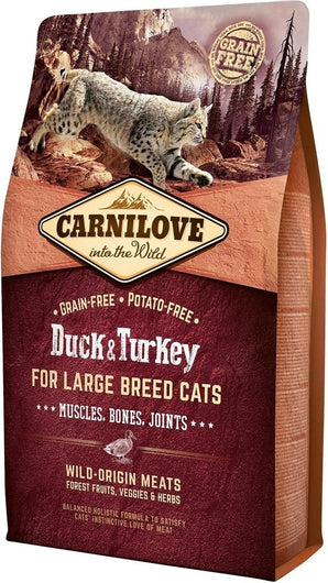 Carnilove Cat LB Duck&Turkey Muscles,Bones,Joints 2kg