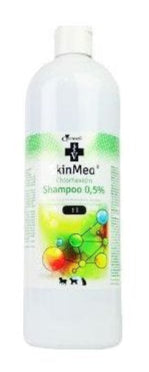 Skinmed chlorhexidine shampoo 1000ml 0,5% - Čisticí šampon s chlorhexidinem pro psy a kočky, ideální pro údržbu pokožky.