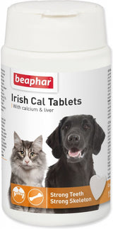 Beaphar Irish Cal Tablets, 150 tbl, doplněk stravy s vápníkem a minerály.