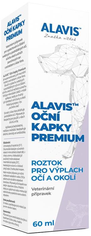 Alavis Premium oční kapky, 60 ml – kapky na zdraví očí pro psy a kočky.