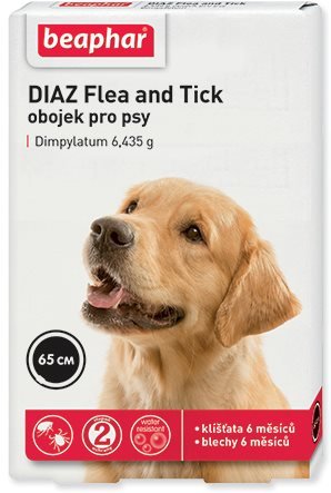 Beaphar Obojek antipar. pes DIAZ Flea&Tick 65cm