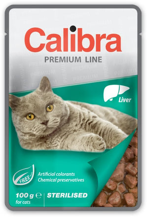 Calibra Premium Sterilised Liver 100g