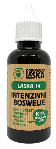 LÁSKA 14, Intenzivní boswelie, 50 ml, výživa pro zdravé klouby.