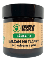 LÁSKA 31, Balzám na tlapky, pro ochranu a péči, 60 ml, výživa a ochrana tlapek.