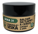 LÁSKA 31, Balzám na tlapky, pro ochranu a péči, 30 ml, ochrana tlapek psů.