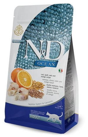 N&D OCEAN GF Adult Herring & Orange 300 g