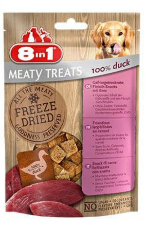 Pochoutka 8in1 Meaty Treats FD Duck 50g