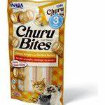 Churu Cat Bites Chicken wraps&Chicken Purée 3x10g