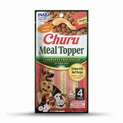 Churu Dog Meal Topper Chicken with Beef Recipe 4x14g