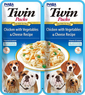 Churu Dog Twin Packs Chick&Veg.&Cheese in Broth 2x40g