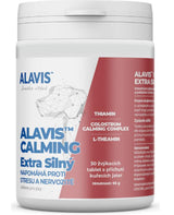 Alavis Calming Extra silný pro psy, 96 g (30 tbl) – doplněk stravy pro psy na podporu klidu a relaxace.