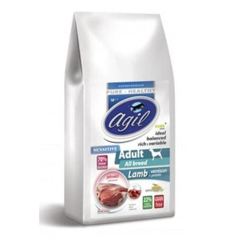 Agil Adult Sensitive, Grain Free, Lamb, Venison, 2 kg, výživné krmivo pro citlivé psy.