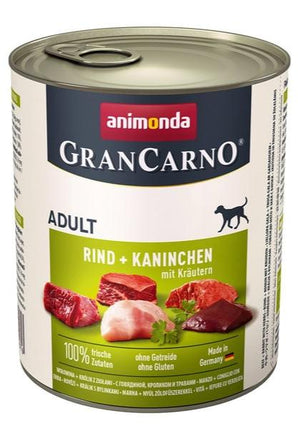 Animonda GranCarno konz. Adult Králík & Bylinky 800g