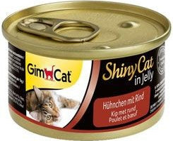 GimPet ShinyCat kuře s hovězím 70 g