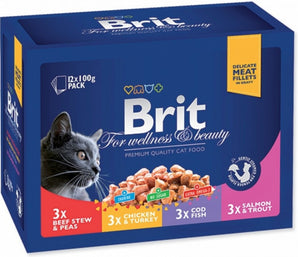 Brit Premium Cat Family Plate 12 x 100 g