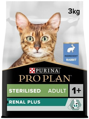 Pro Plan Cat Sterilised Renal Plus Rabbit 3 kg