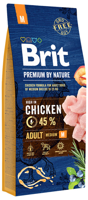 Brit Premium Dog by Nature Adult M 15kg