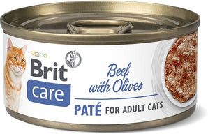 Brit Care Cat Beef Paté with Olives 70g