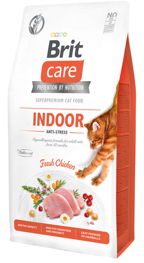 Brit Care Cat Grain-Free Indoor Anti-stress 7kg