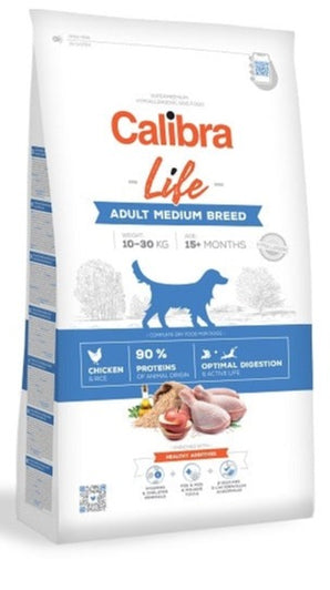 Calibra Dog Life Adult Medium Breed Chicken 2,5kg