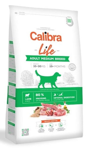 Calibra Dog Life Adult Medium Breed Lamb 2,5kg