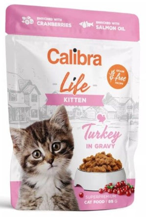 Calibra Cat Life kapsa Kitten Turkey in gravy 85g